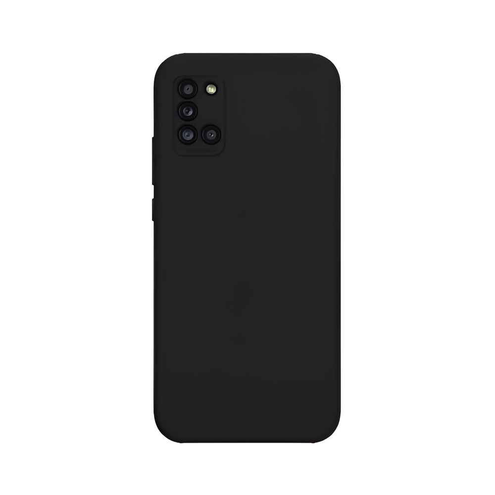 Helmet Case Liquid Silicone Samsung A31, Black - Image 3