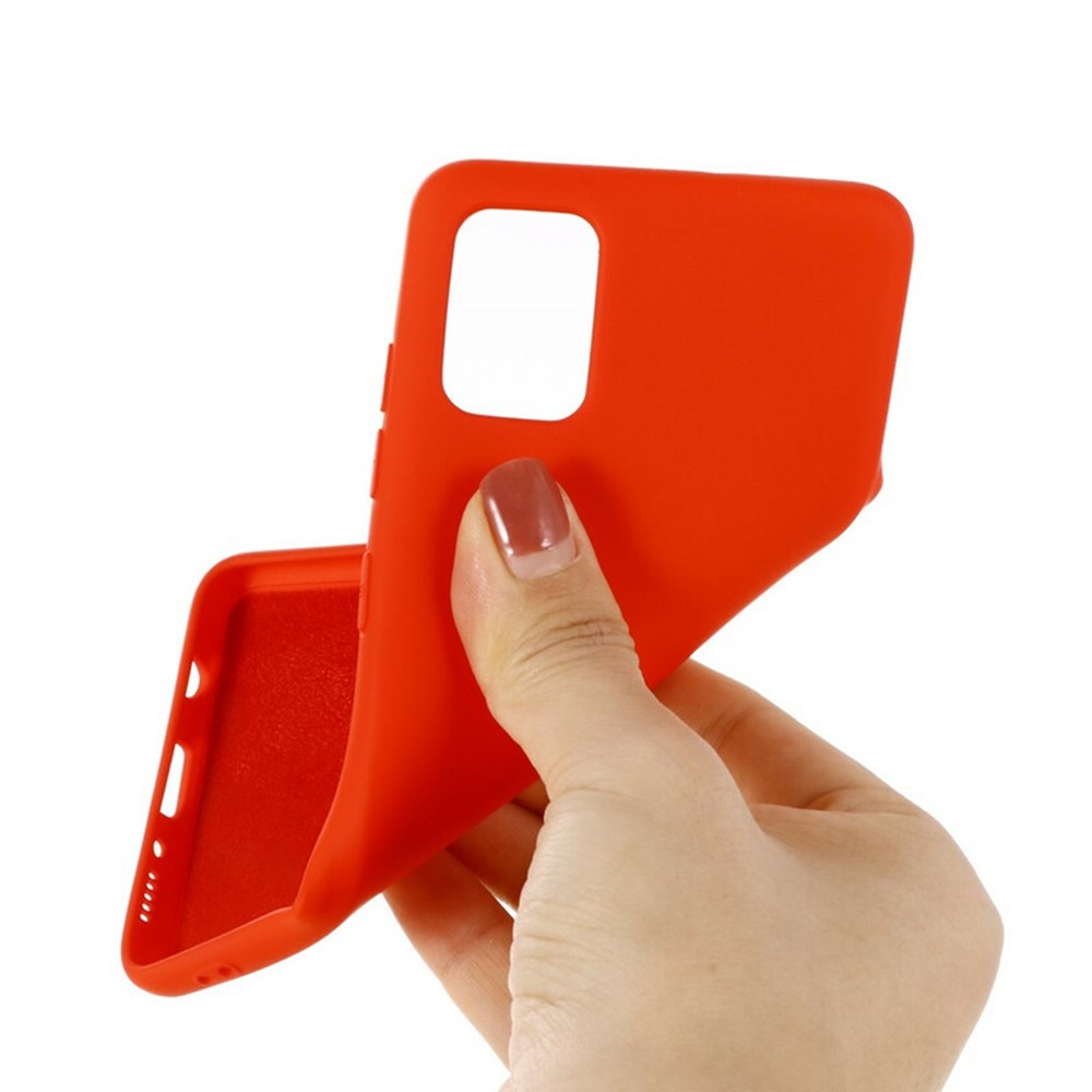Helmet Case Liquid Silicone Samsung A31, Red - Image 3