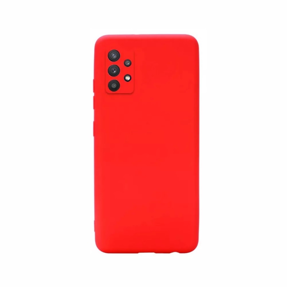 Helmet Case Liquid Silicone Samsung A32, Red - Image 2