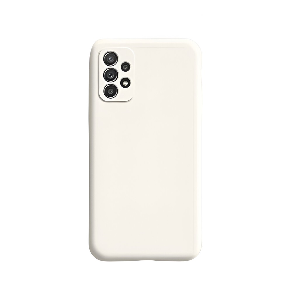 Helmet Case Liquid Silicone Samsung A32, White