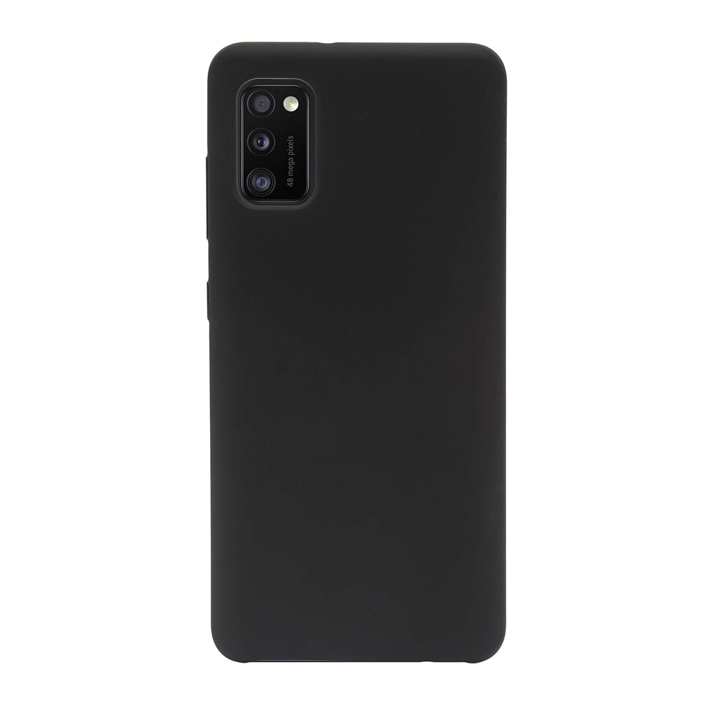 Helmet Case Liquid Silicone Samsung A41, Black