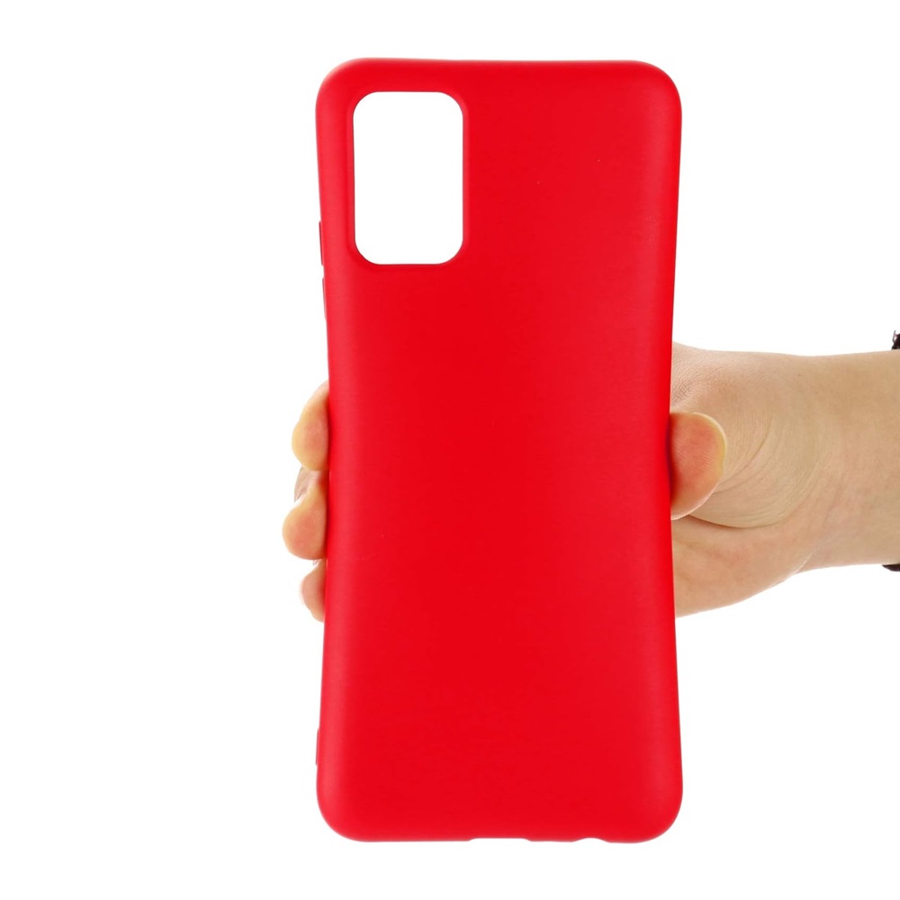 Helmet Case Liquid Silicone Samsung A41, Red - Image 2