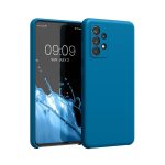 Helmet Case Liquid Silicone Samsung A52, Blue