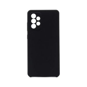 Helmet Case Liquid Silicone Samsung A72, Black