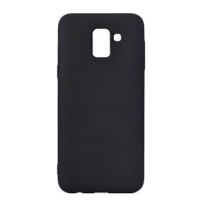Helmet Case Liquid Silicone Samsung J6 (2018), Black