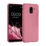 Helmet Case Liquid Silicone Samsung J6 (2018), Pink