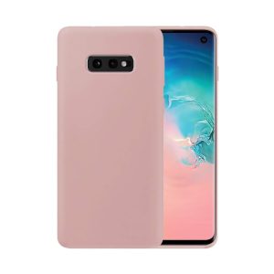 Helmet Case Liquid Silicone Samsung S10 E, Pink