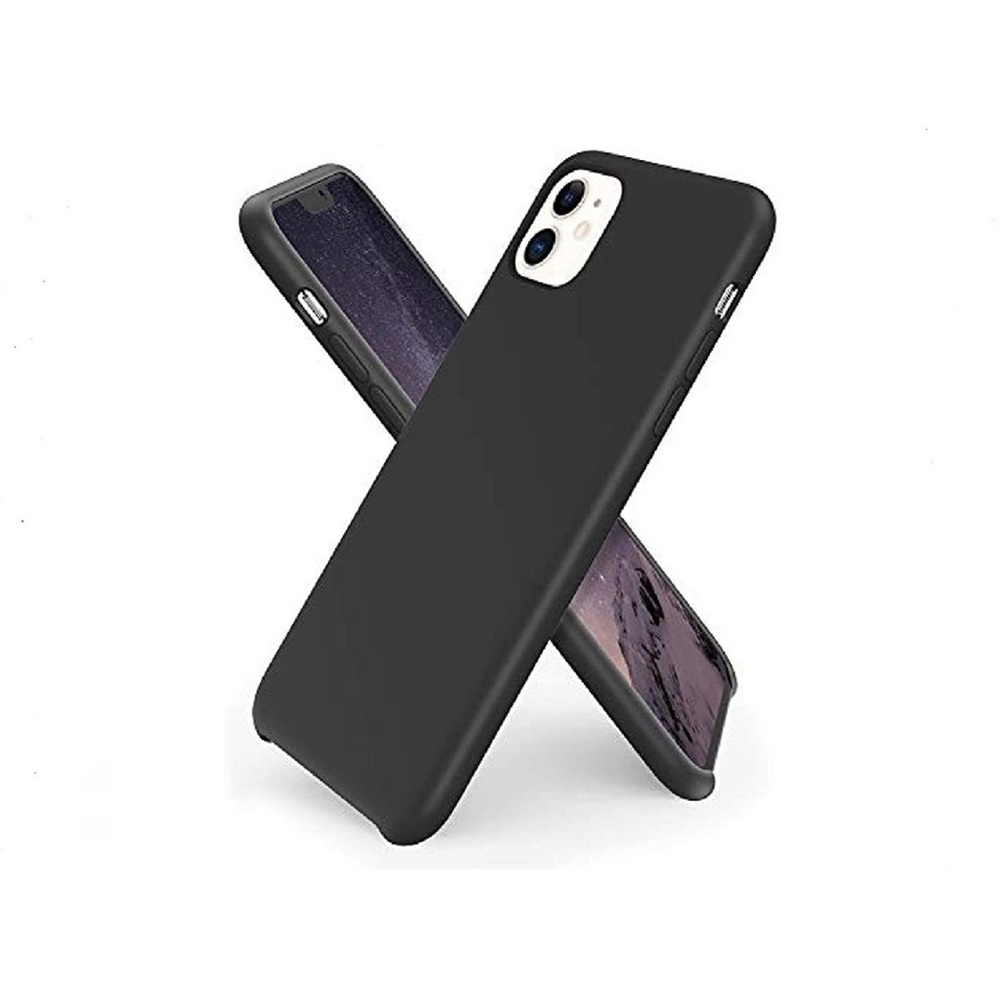 Helmet Case Liquid Silicone iPhone 11, Black