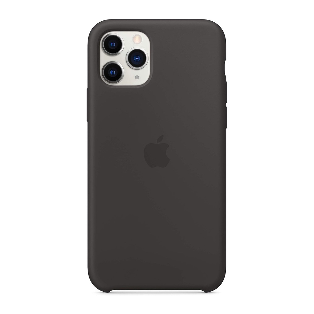 Helmet Case Liquid Silicone iPhone 11 Pro, Black - Image 2