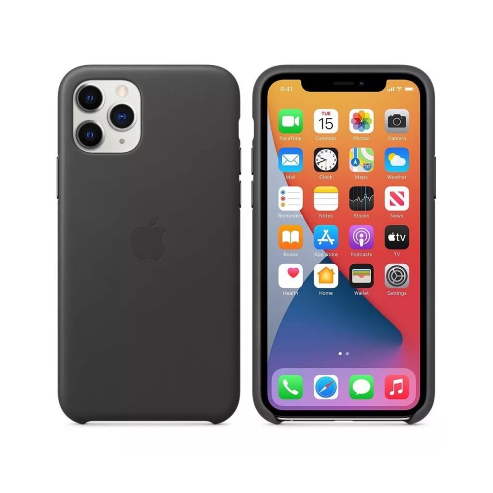 Helmet Case Liquid Silicone iPhone 11 Pro, Black - Image 3