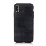 Helmet Case Liquid Silicone Grid iPhone 11 Pro, Black