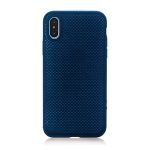 Helmet Case Liquid Silicone Grid iPhone 11 Pro, Blue