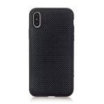 Helmet Case Liquid Silicone Grid iPhone 11 Pro Max, Black