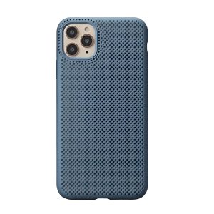 Helmet Case Liquid Silicone Grid iPhone 11 Pro Max, Blue