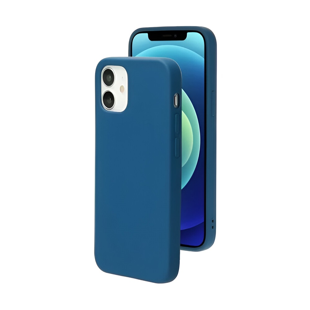 Helmet Case Liquid Silicone iPhone 12, Blue