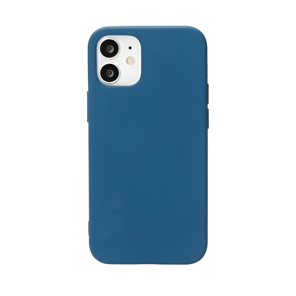 Helmet Case Liquid Silicone iPhone 12, Blue - Image 2