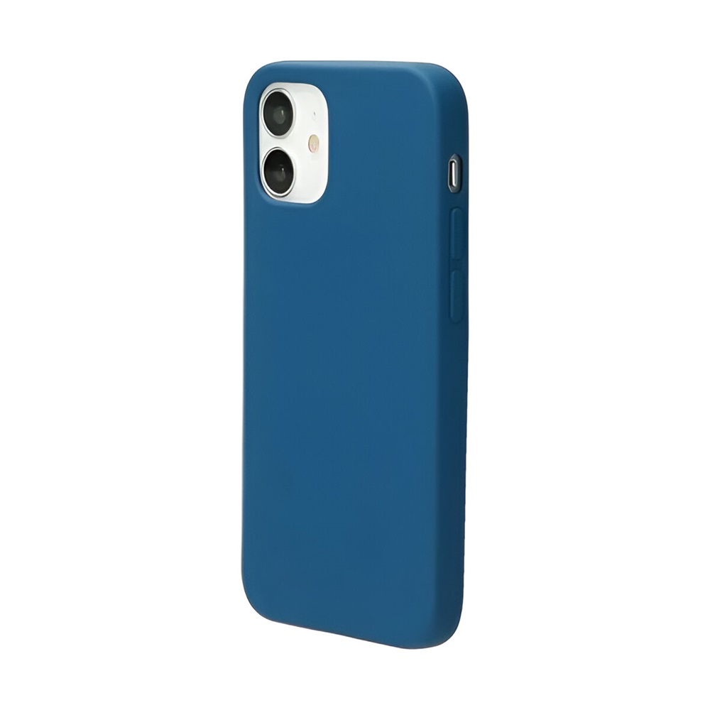 Helmet Case Liquid Silicone iPhone 12, Blue - Image 3