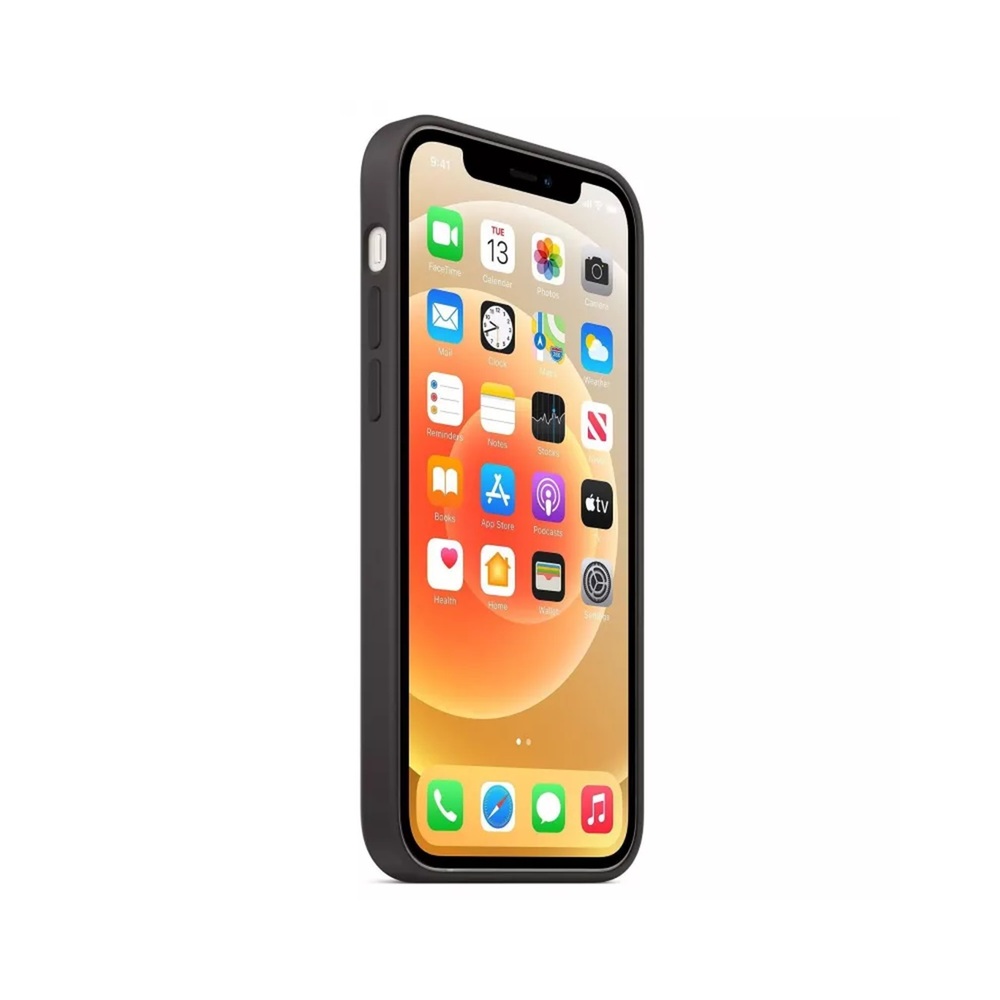 Helmet Case Liquid Silicone iPhone 12 Mini, Black - Image 2