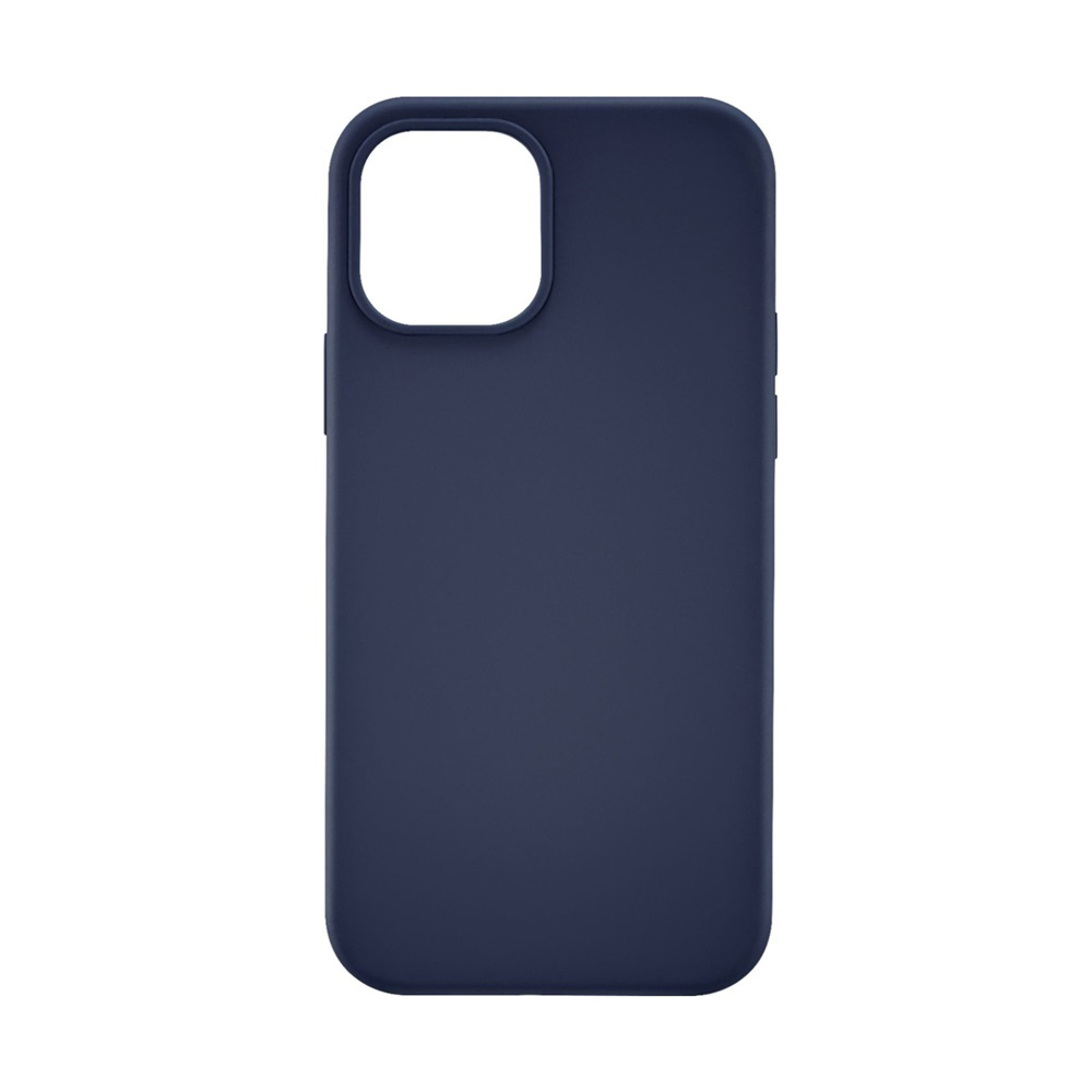 Helmet Case Liquid Silicone iPhone 12, Navy Blue