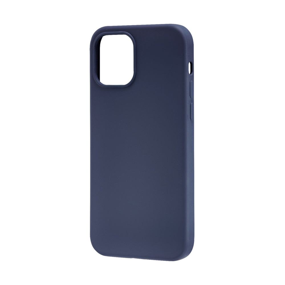 Helmet Case Liquid Silicone iPhone 12, Navy Blue - Image 2