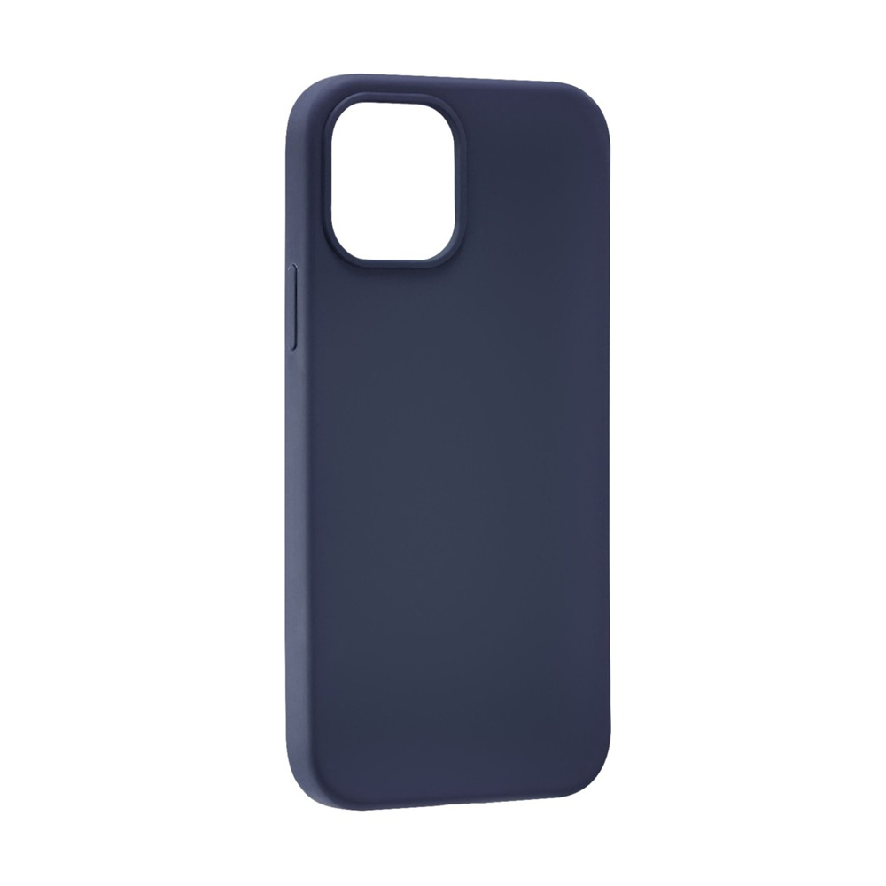 Helmet Case Liquid Silicone iPhone 12, Navy Blue - Image 3