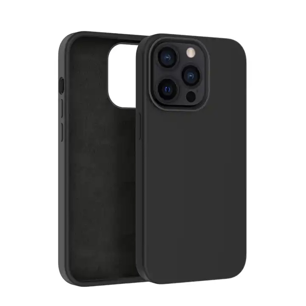 Helmet Case Liquid Silicone iPhone 12 Pro, Black