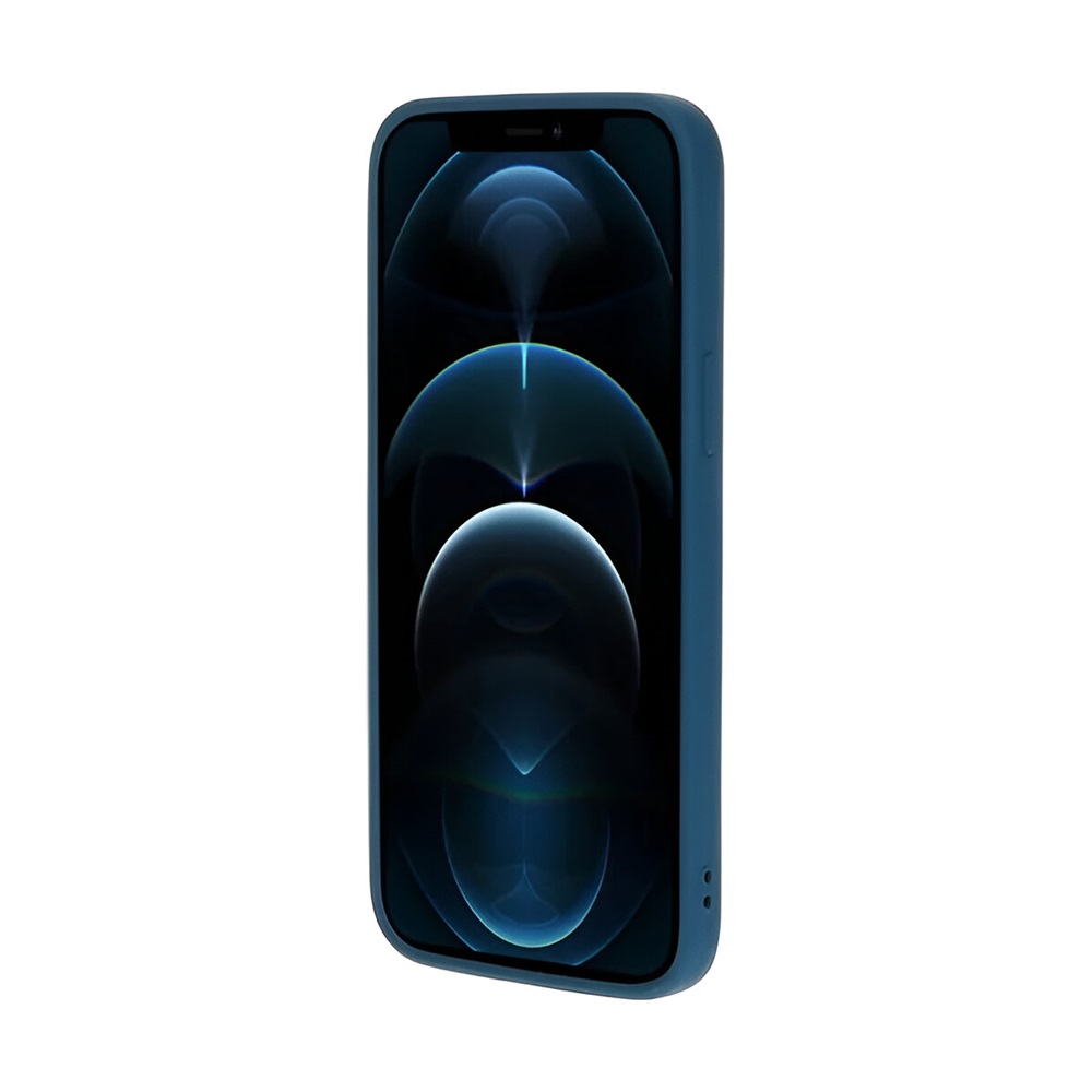 Helmet Case Liquid Silicone iPhone 12 Pro, Blue - Image 4