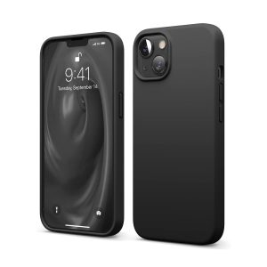 Helmet Case Liquid Silicone iPhone 13, Black