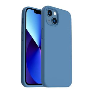 Helmet Case Liquid Silicone iPhone 13, Blue