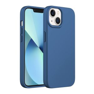 Helmet Case Liquid Silicone iPhone 13 Mini, Blue