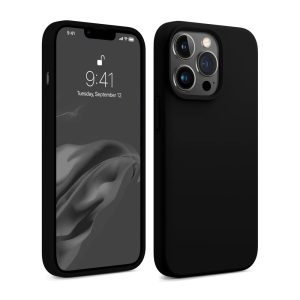 Helmet Case Liquid Silicone iPhone 13 Pro, Black
