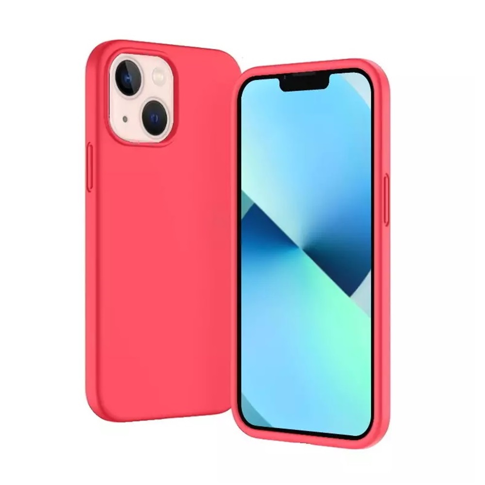 Helmet Case Liquid Silicone iPhone 13 Mini, Red - Image 2