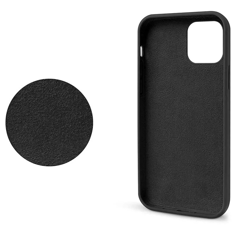 Helmet Case Liquid Silicone iPhone 13 Pro Max, Black - Image 2