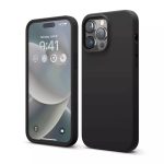 Helmet Case Liquid Silicone iPhone 14 Pro, Black