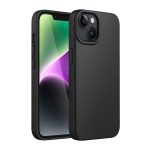 Helmet Case Liquid Silicone iPhone 15 Plus/14 Plus, Black