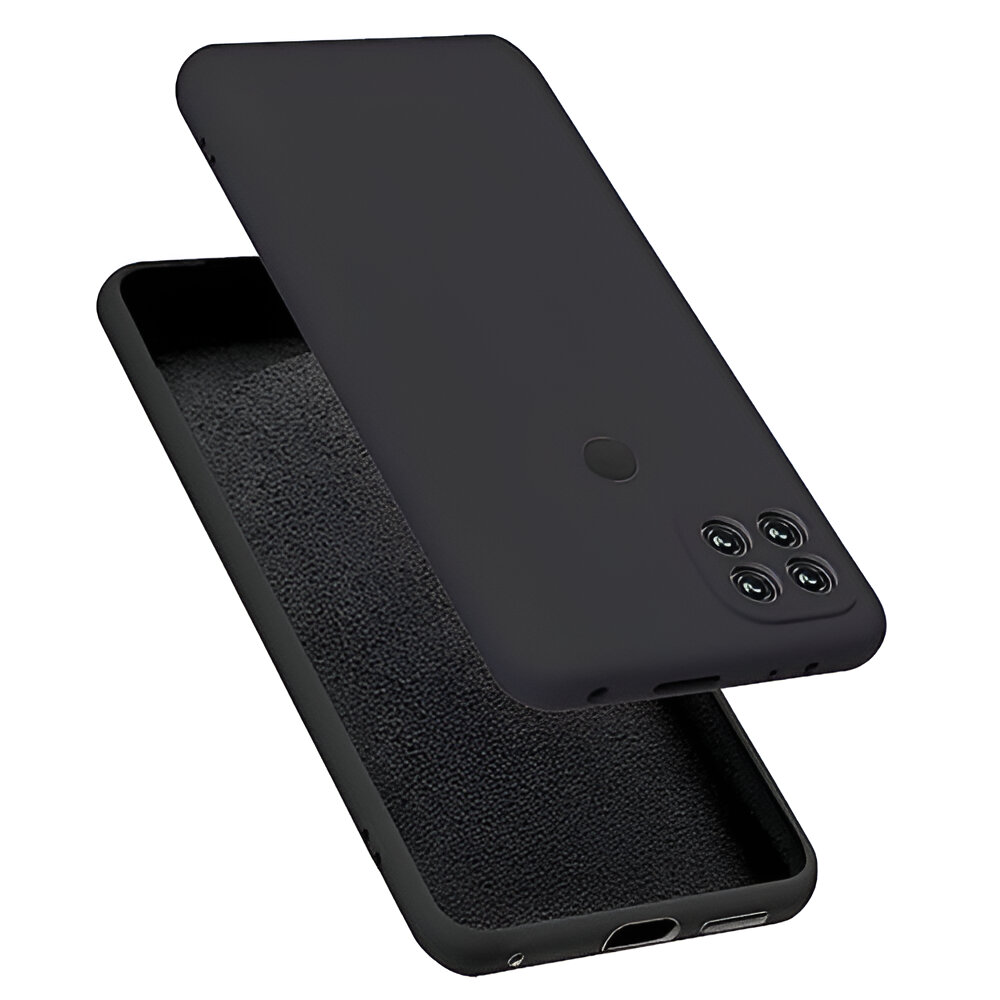 Helmet Case Liquid Silicone Oppo A15/15s, Black - Image 2