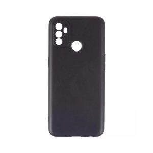 Helmet Case Liquid Silicone Oppo A53, Black