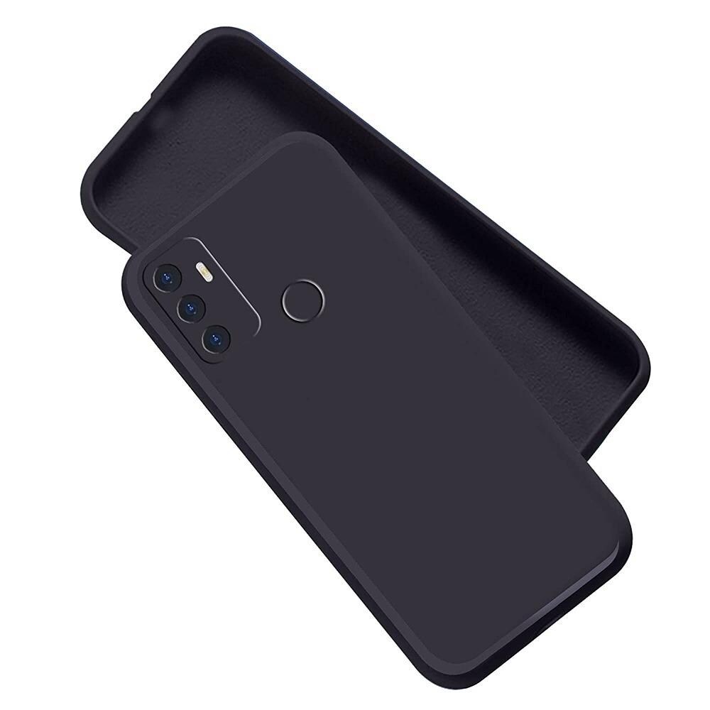 Helmet Case Liquid Silicone Oppo A53, Black - Image 2