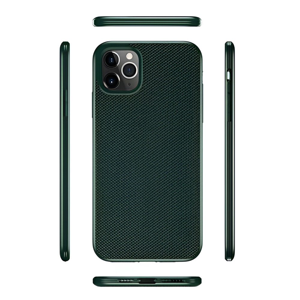 Helmet Case TPU Nylon Series iPhone 11 Pro Max, Green - Image 2