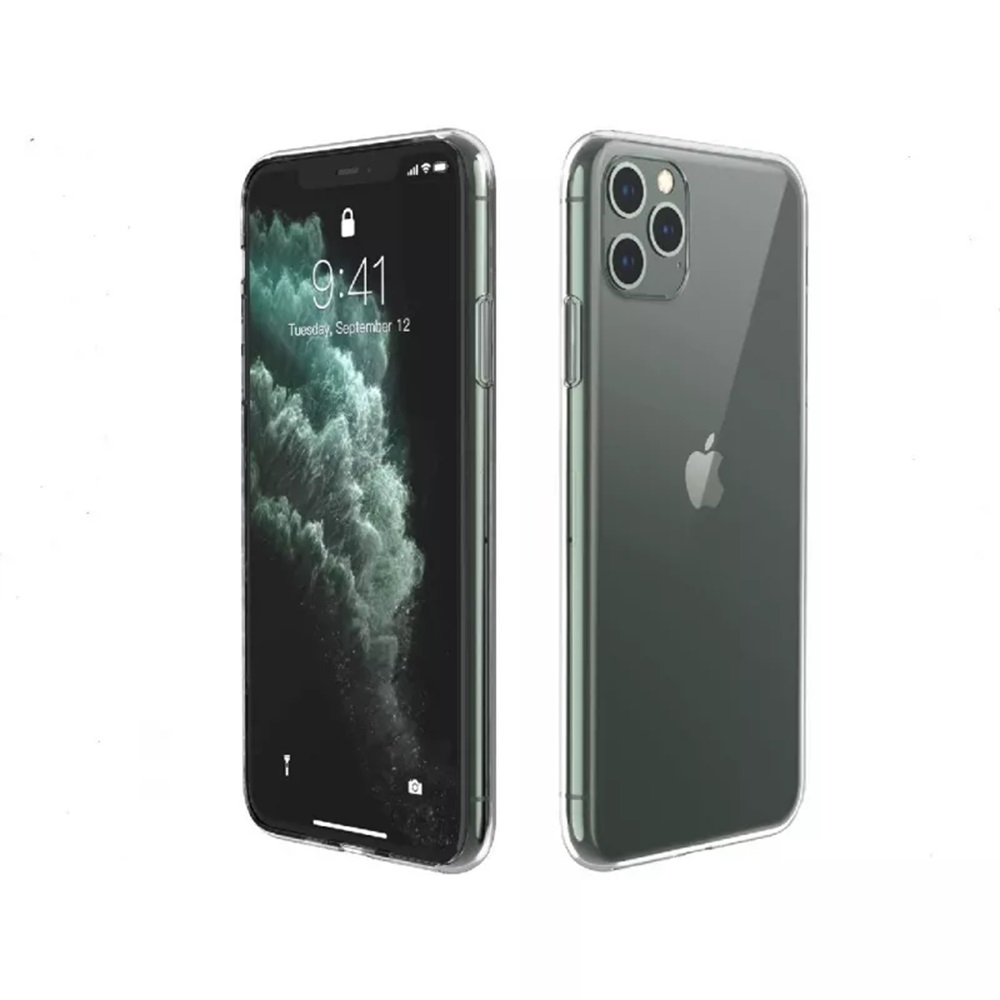 Helmet Case TPU Soft iPhone 11 Pro Max, Clear - Image 3