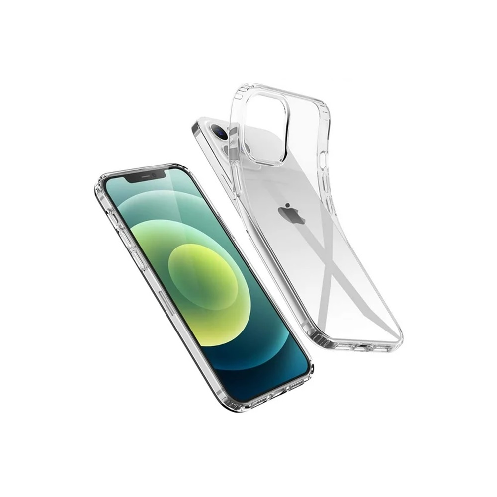 Helmet Case TPU Soft iPhone 12 Mini, Clear - Image 3