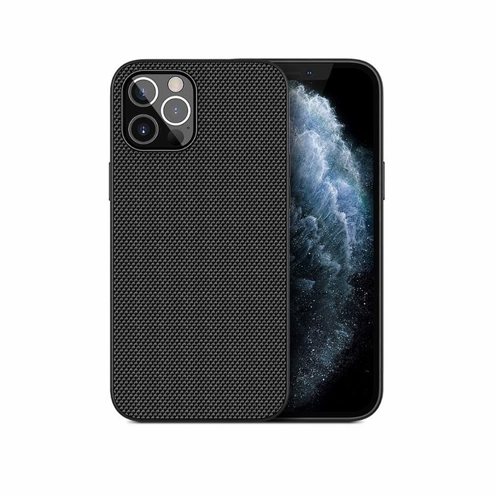 Helmet Case TPU Nylon Series iPhone 12 Pro Max, Black - Image 2