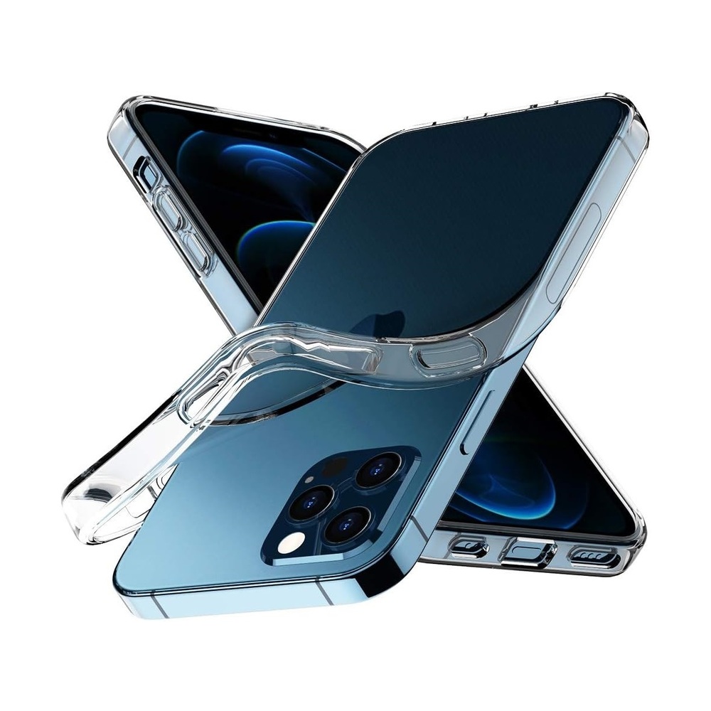 Helmet Case TPU Soft iPhone 12 Pro Max, Clear - Image 2