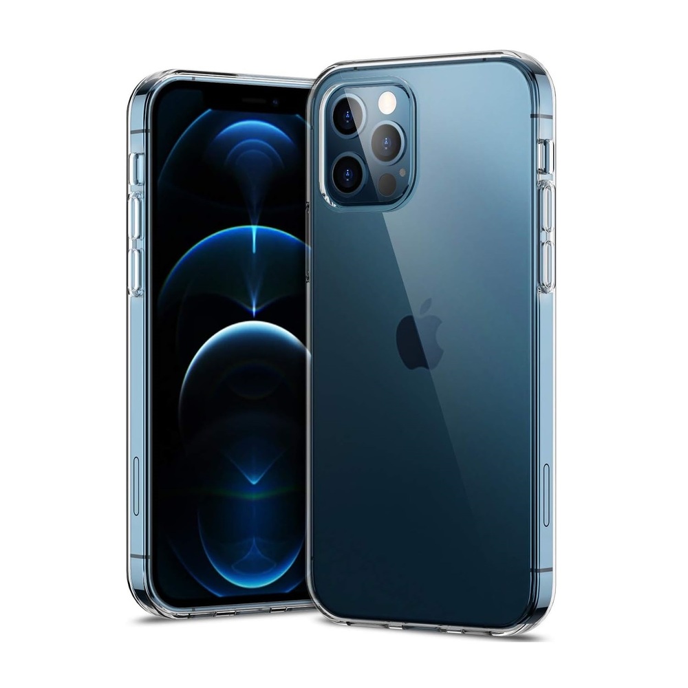 Helmet Case TPU Soft iPhone 12 Pro Max, Clear - Image 3