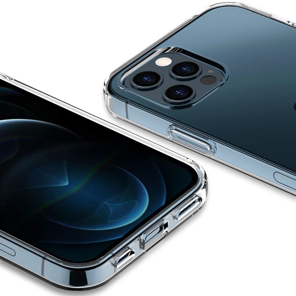 Helmet Case TPU Soft iPhone 12 Pro Max, Clear - Image 4