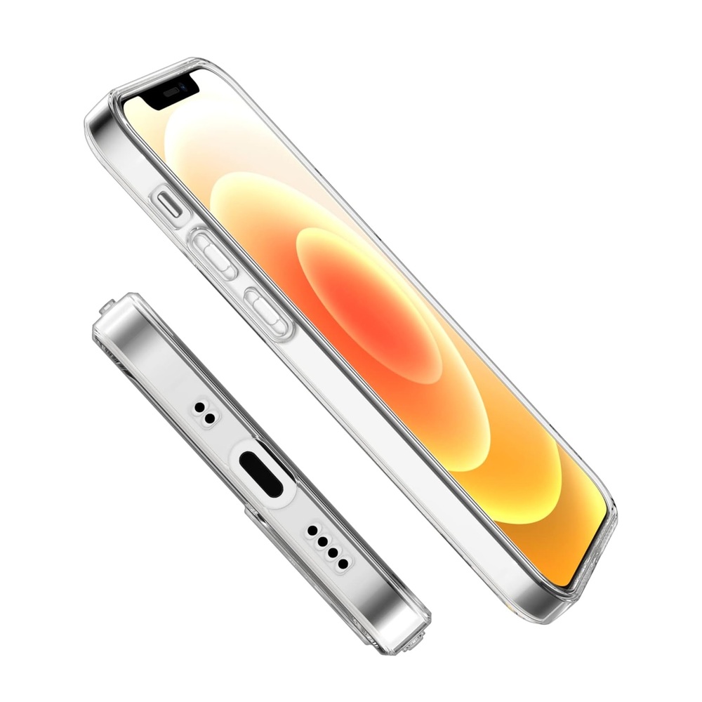Helmet Case TPU Soft iPhone 12, Clear - Image 3