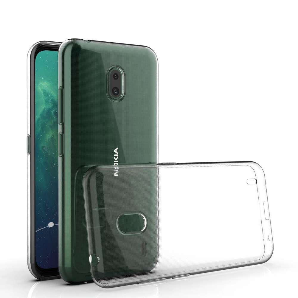 Helmet Case TPU Soft Nokia 2.2, Clear - Image 2