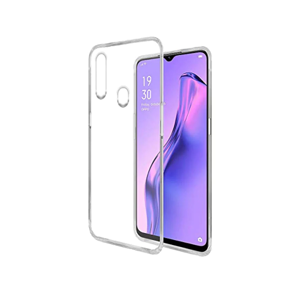 Helmet Case TPU Soft Oppo A31, Clear - Image 2