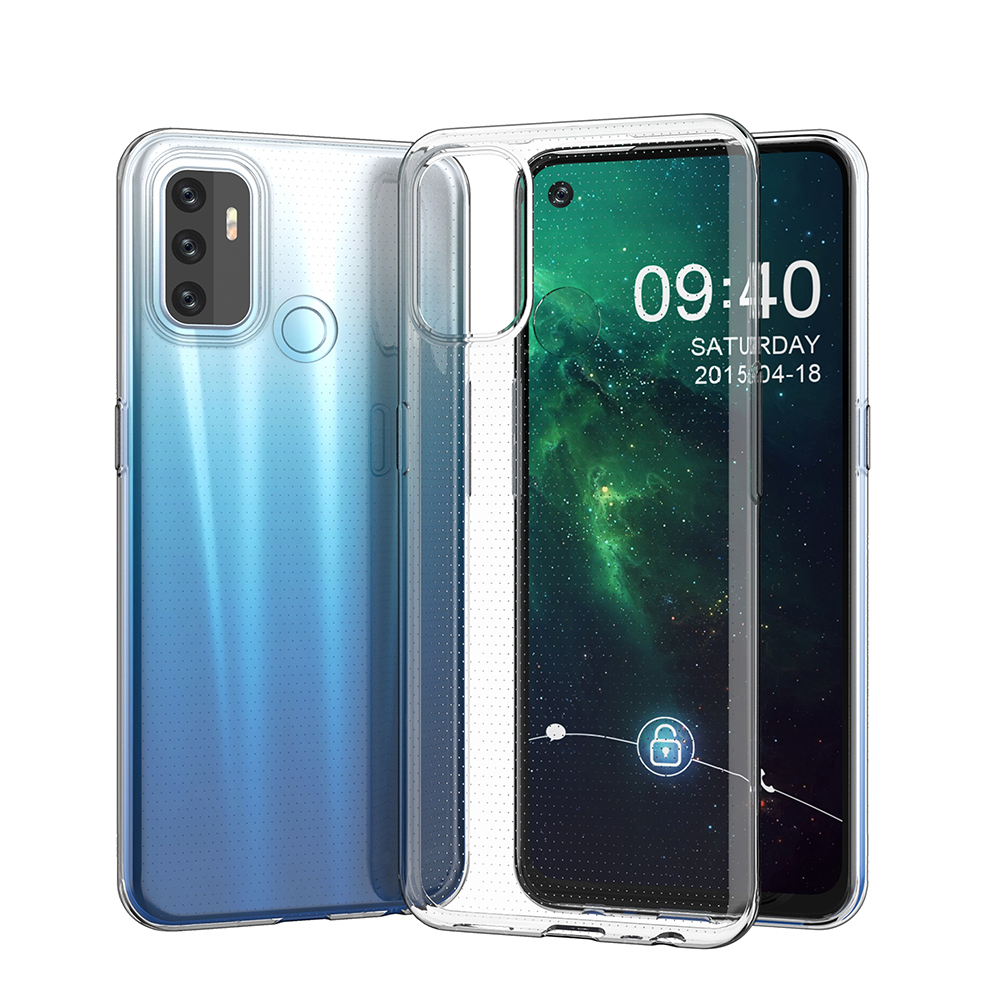 Helmet Case TPU Soft Oppo A53, Clear