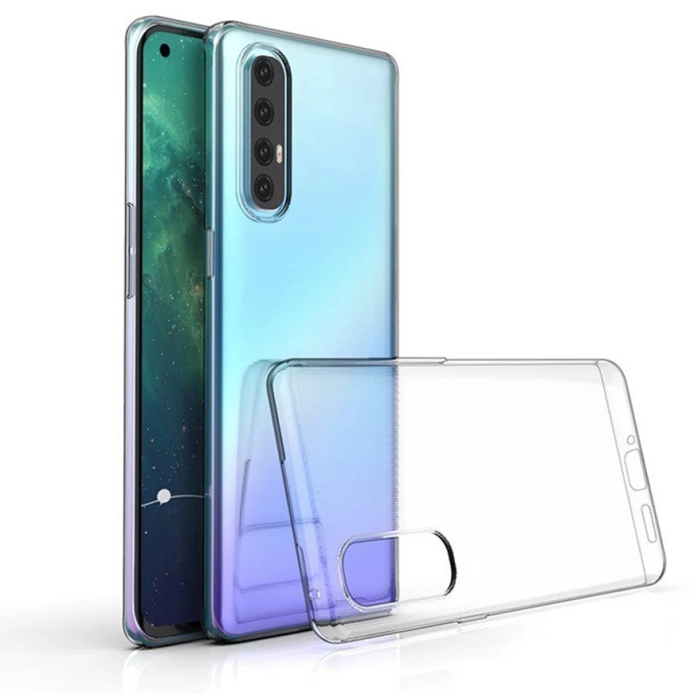 Helmet Case TPU Soft Oppo Reno 3 Pro, Clear - Image 3